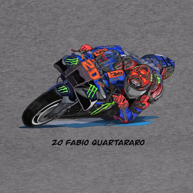 Drawing/Sketching MotoGP Team No 20 by Roza@Artpage